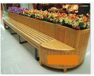 枣庄木塑花箱座椅